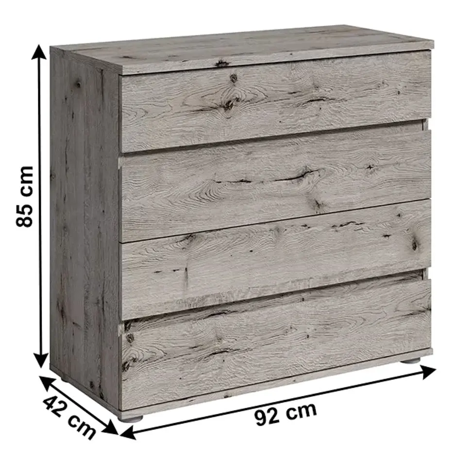 Comoda Mobhaus Togos (Wellington Oak)