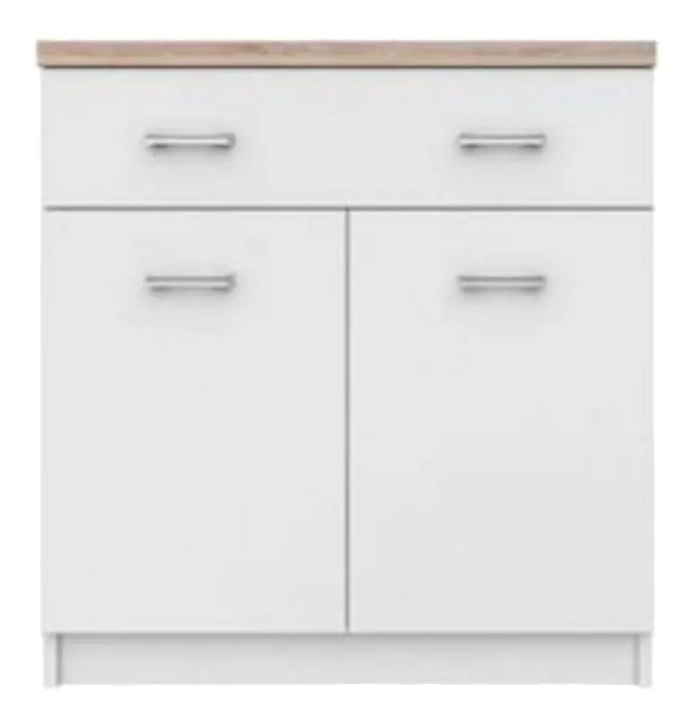 Комод Tempo Kondela Topty Typ 14 2D1S (White/Sonoma Oak)