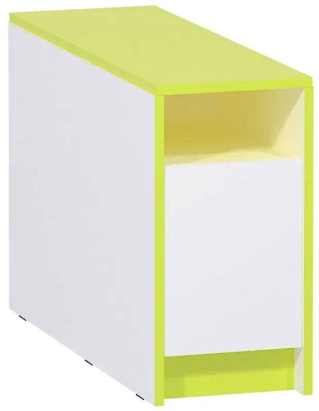 Тумба Mobi Альфа 13.53 (Лайм Зеленый/Серый/Белый Премиум)