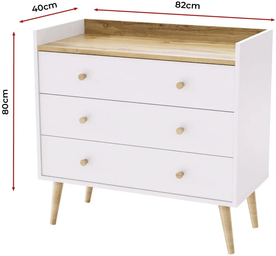 Comoda MobiCasa Asgard 3 (Tahoe/White)