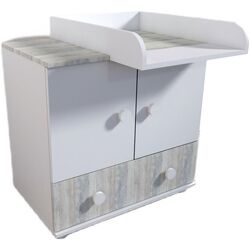 Пеленальный комод MyKids Happy A428 (White/Grey) Thumb