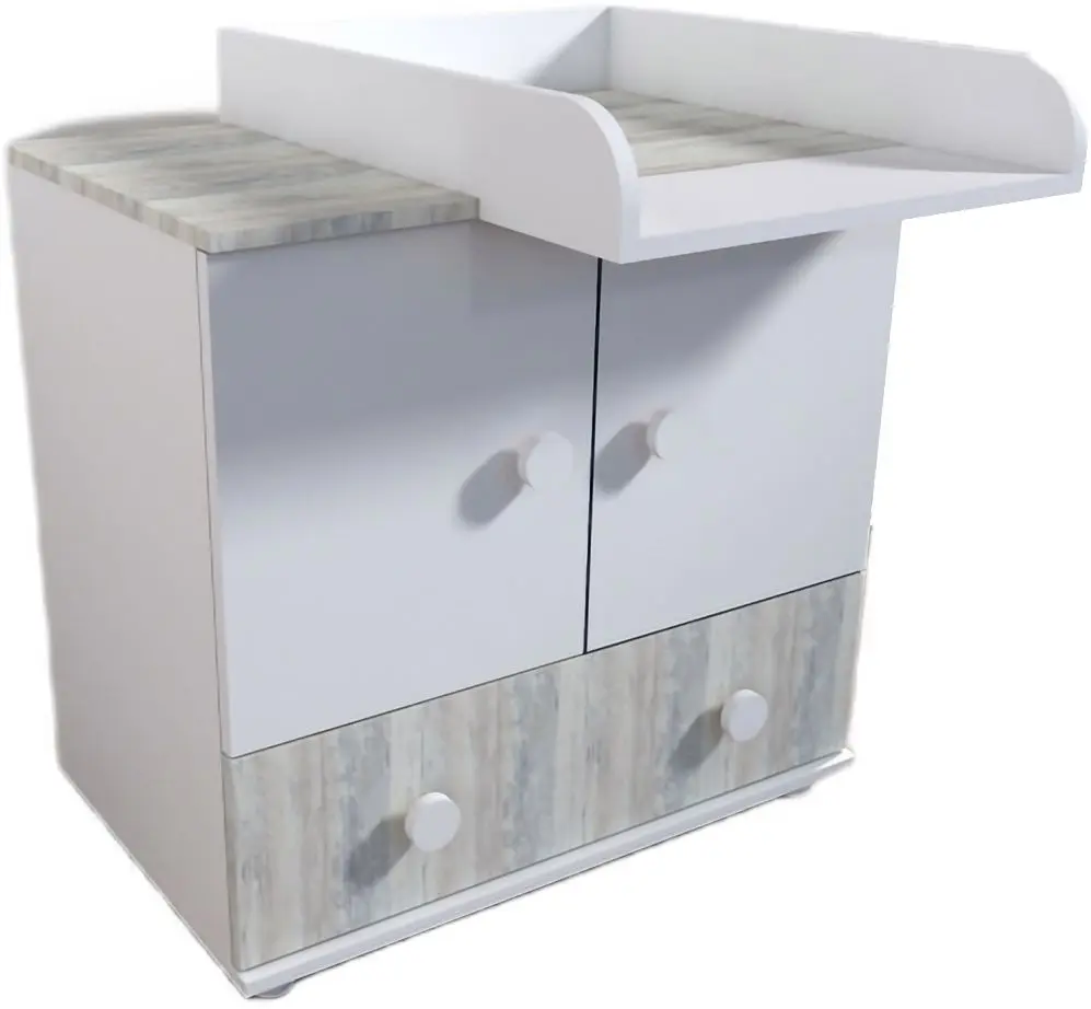 Пеленальный комод MyKids Happy A428 (White/Grey) - 2
