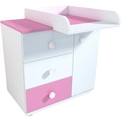 Пеленальный комод MyKids Kombo D120 (White/Pink) Thumb