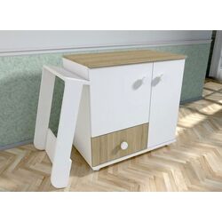 Пеленальный комод MyKids Lucky A563 (White/Natural) Thumb