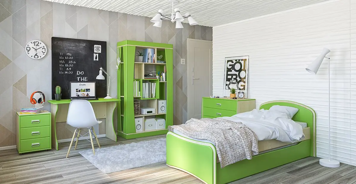 Тумба Неман Комби МН-211-04 (Береза/Лайм) - 3