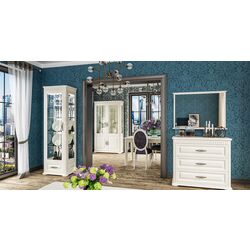 Комод Неман Марсель МН-126-06(1) (Крашеное Дерево/Крем) Thumb