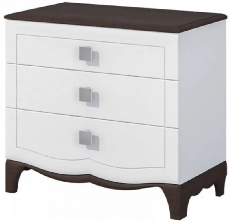 Comoda Неман Tiffani МН-122-06 (Wenge/White Semi-Gloss)
