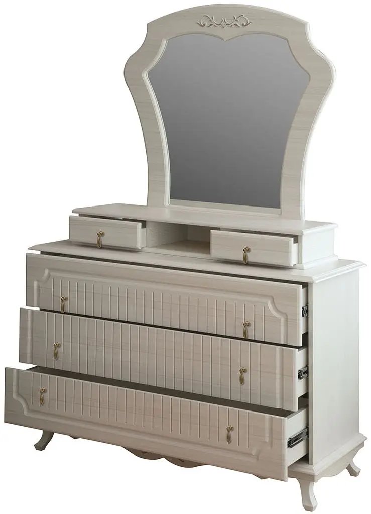 Comoda Олмеко Kantri 06.115 (Woodline Cream/Sandal White Patina)