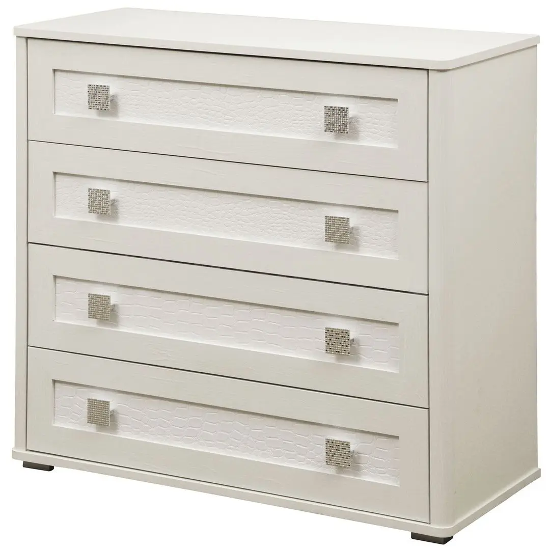 Comoda Олмеко Mona 06.288 (Woodline Cream/Crocodile White Gloss)