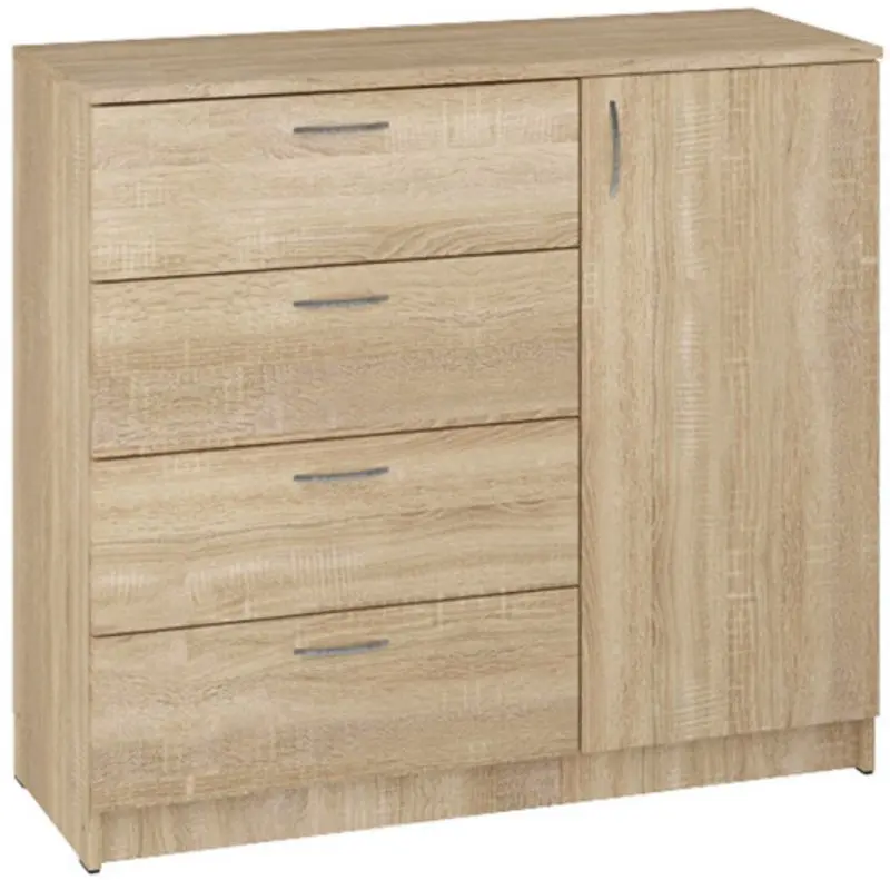 Тумба Пехотин К-4+1 (Дуб Сонома)