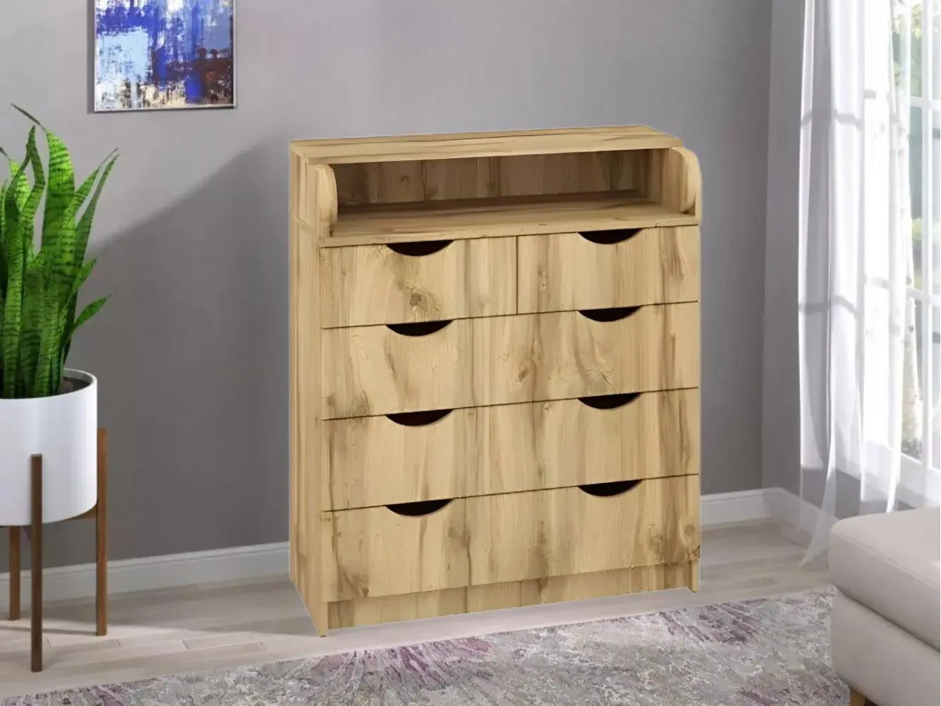 Comoda pentru infasat Пехотин K-3+3 (Tahoe Oak)