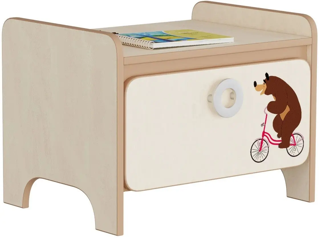 Noptiera Smart Masha i Medved Happy Days 50x40 (Beige/Cream)