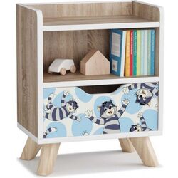 Noptiera Smart Prostokvashino Skandinavik 40x50 (Sonoma Oak/Sky Cat)