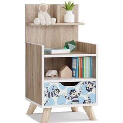 Noptiera Smart Prostokvashino Skandinavik 40x80 (Sonoma Oak/Sky Cat)