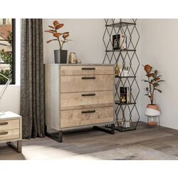 Comoda Sokme Bari 4S (Woodcon/Grange Sand Oak) Thumb