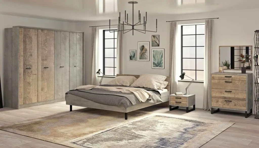 Comoda Sokme Bari 4S (Woodcon/Grange Sand Oak)