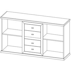 Comoda Sokme Oregon 1800 2U/4S (10) (Pino Aurelio/Madagascar Nelson) Thumb