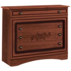 Комод Sokme Венера Люкс 100 (Орех/Орех Тисненый)