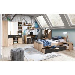 Tumba Sokme Aygo AG11 1U1S (Beech Artizan Sand/White/Anthracite) Thumb