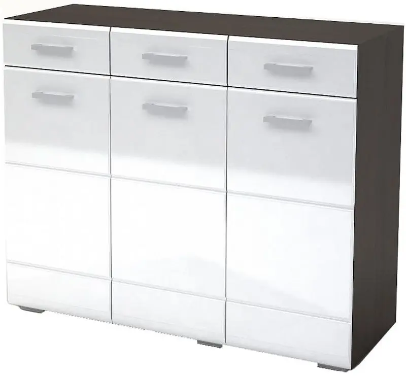 Comoda Стендмебель Vegas (Wenge/White Gloss)