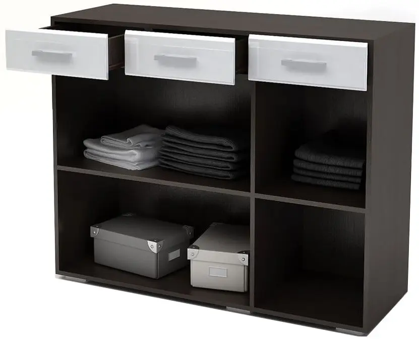 Comoda Стендмебель Vegas (Wenge/White Gloss)