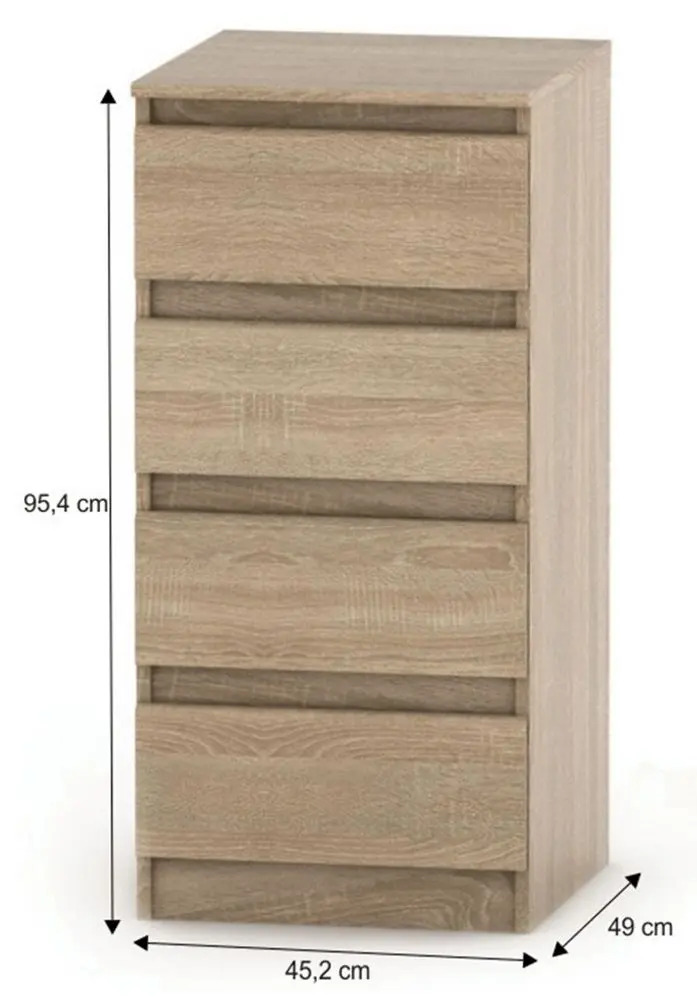 Comoda Tempo Kondela Hany New 009 (Sonoma Oak)