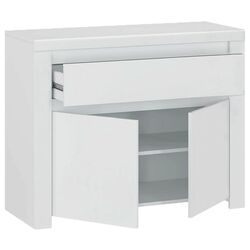 Тумба Tempo Kondela Lindy 2D1S (White Gloss) Thumb