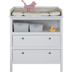 Comoda de infasat Tempo Kondela Olje 2S (White) Thumb