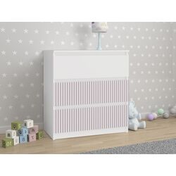 Комод TopEshop Malwa M3 Arteso (White/Pink)