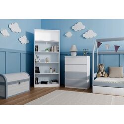 Comoda TopEshop Malwa M4 Arteso (White/Blue) Thumb