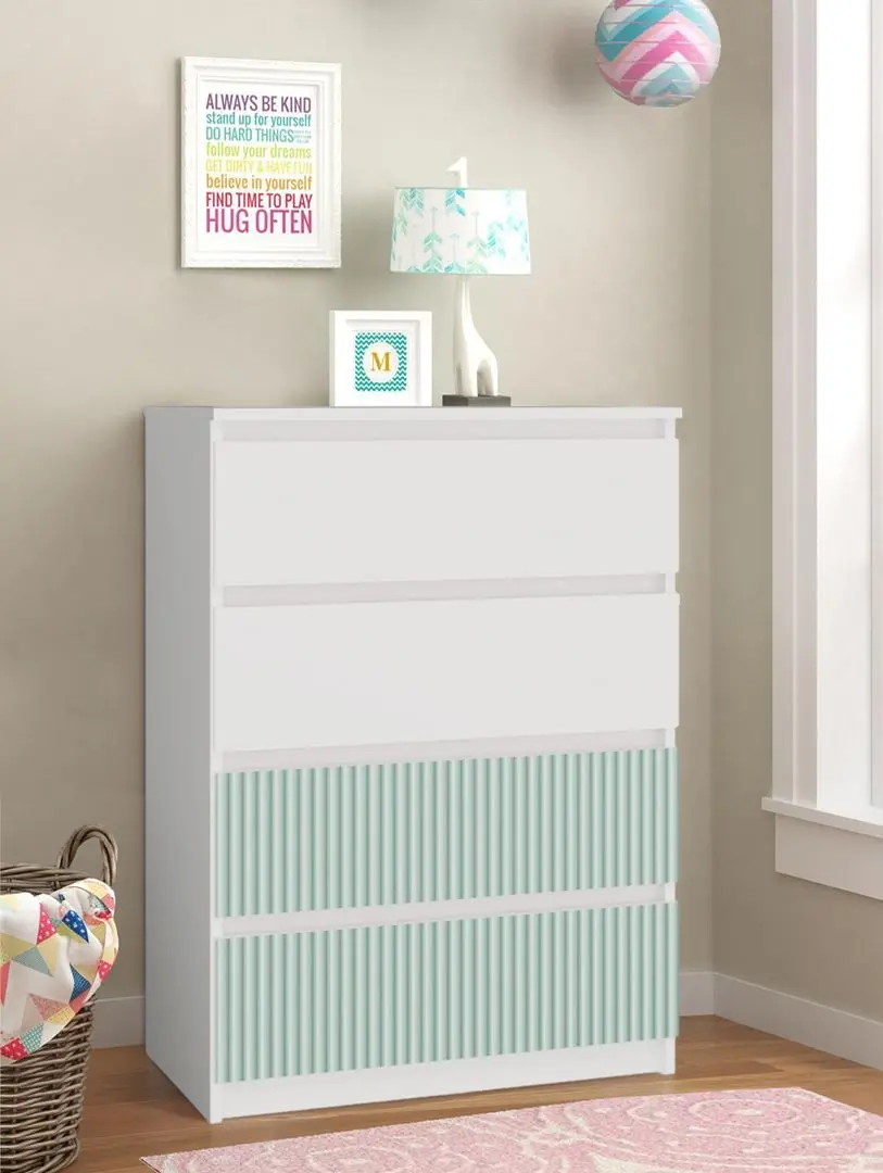 Comoda TopEshop Malwa M4 Arteso (White/Mint)