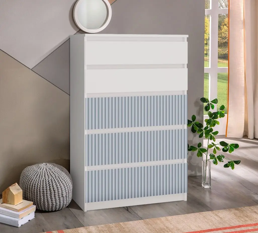 Comoda TopEshop Malwa M5 Arteso (White/Blue)