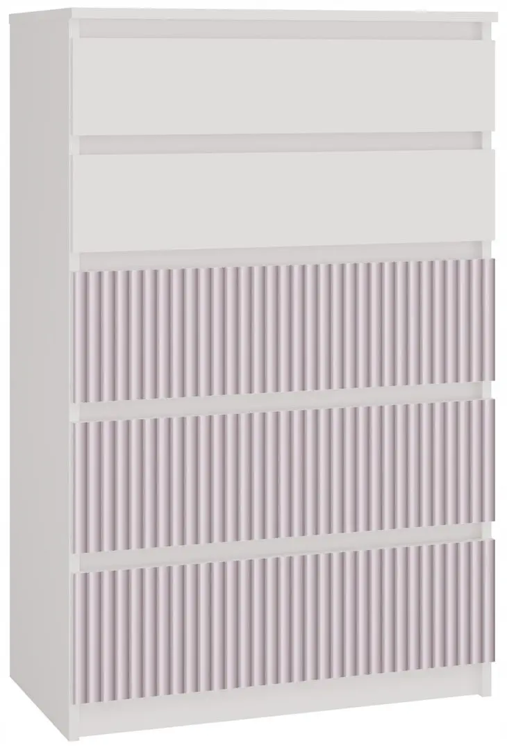 Comoda TopEshop Malwa M5 Arteso (White/Pink)