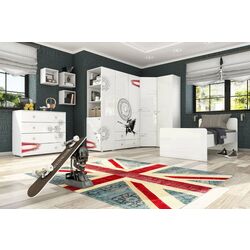 Комод Tuckano 100 Spaceship (White/Glossy White/Sprocket Print) Thumb