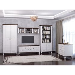 Comoda Yasen Antaliya 3S (White Structural/Bourbon Oak/Orion Oak) Thumb