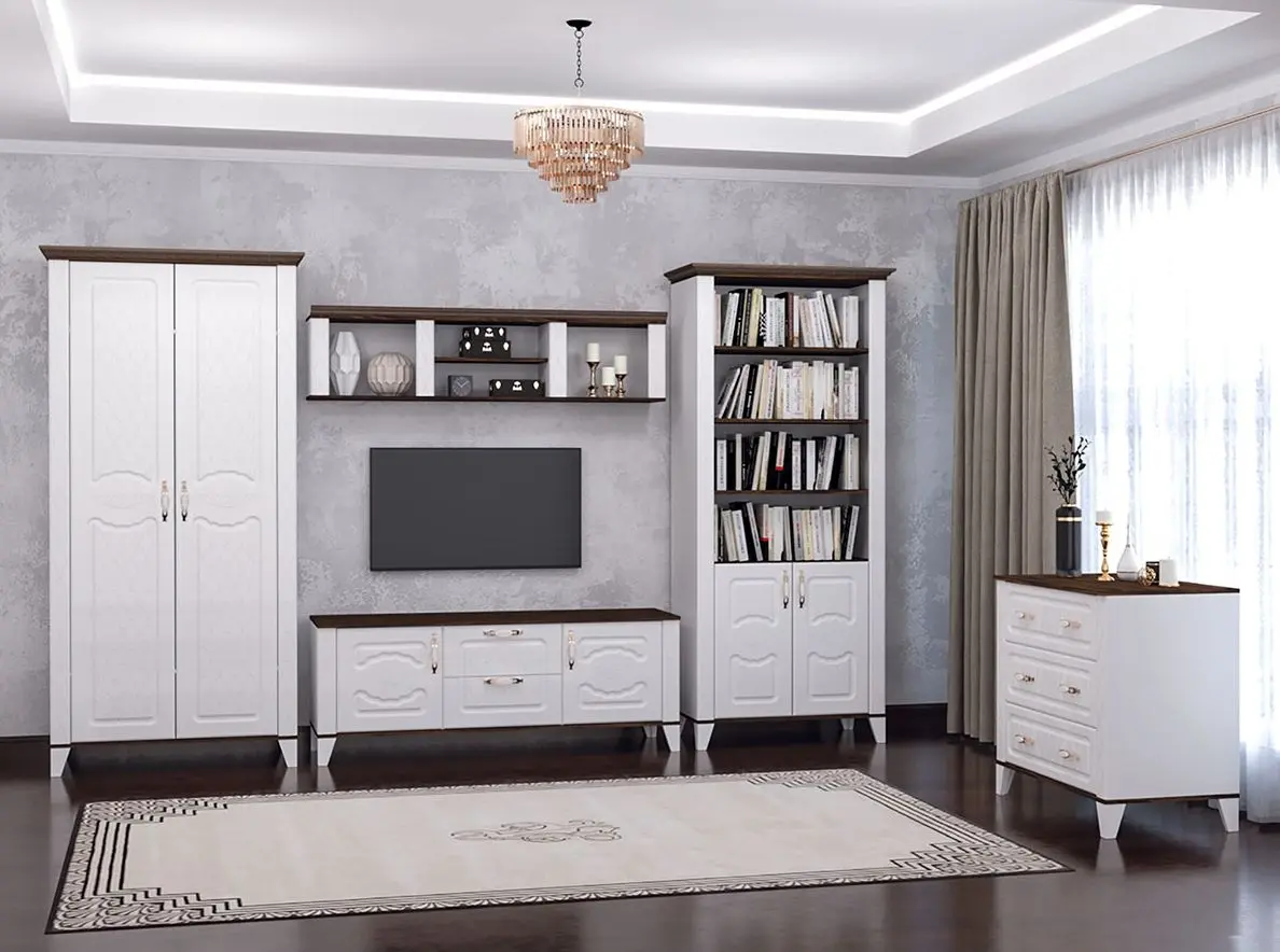 Comoda Yasen Antaliya 3S (White Structural/Bourbon Oak/Orion Oak)