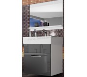 Комплект мебели Belini Korsyka 1 KOR P 1/1/W/S/0/ZW (Gray High Gloss)