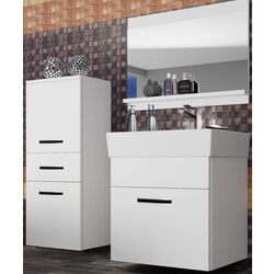 Set de mobila Belini Korsyka 2 KOR M 2/1/W/W/0/ZW (White Matt/White) Thumb