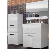 Комплект мебели Belini Korsyka 2 KOR P 2/1/W/W/0/ZW (White High Gloss)