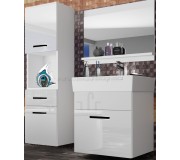 Комплект мебели Belini Korsyka 3 KOR P 3/1/W/W/0/ZW (White High Gloss)