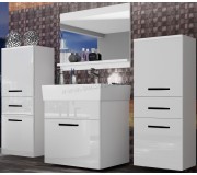 Комплект мебели Belini Korsyka 4 KOR P 4/1/W/W/0/ZW (White High Gloss)