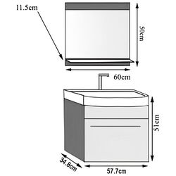 Set de mobila Belini Rodos 1 ROD M 1/0/W/DW/0/ZW (Wotan Oak) Thumb