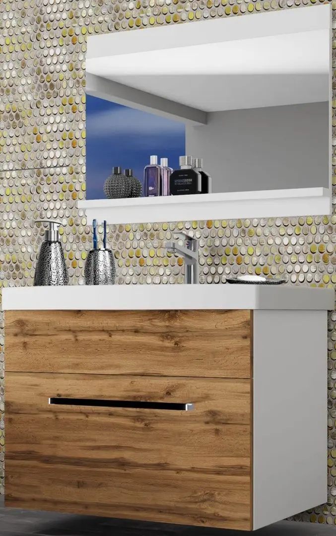 Set de mobila Belini Rodos 1 ROD M 1/0/W/DW/0/ZW (Wotan Oak)