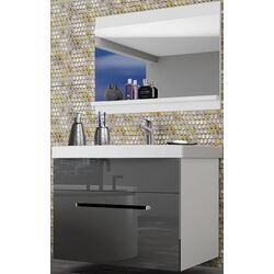 Set de mobila Belini Rodos 1 ROD P 1/0/W/S/0/ZW (Gray High Gloss)