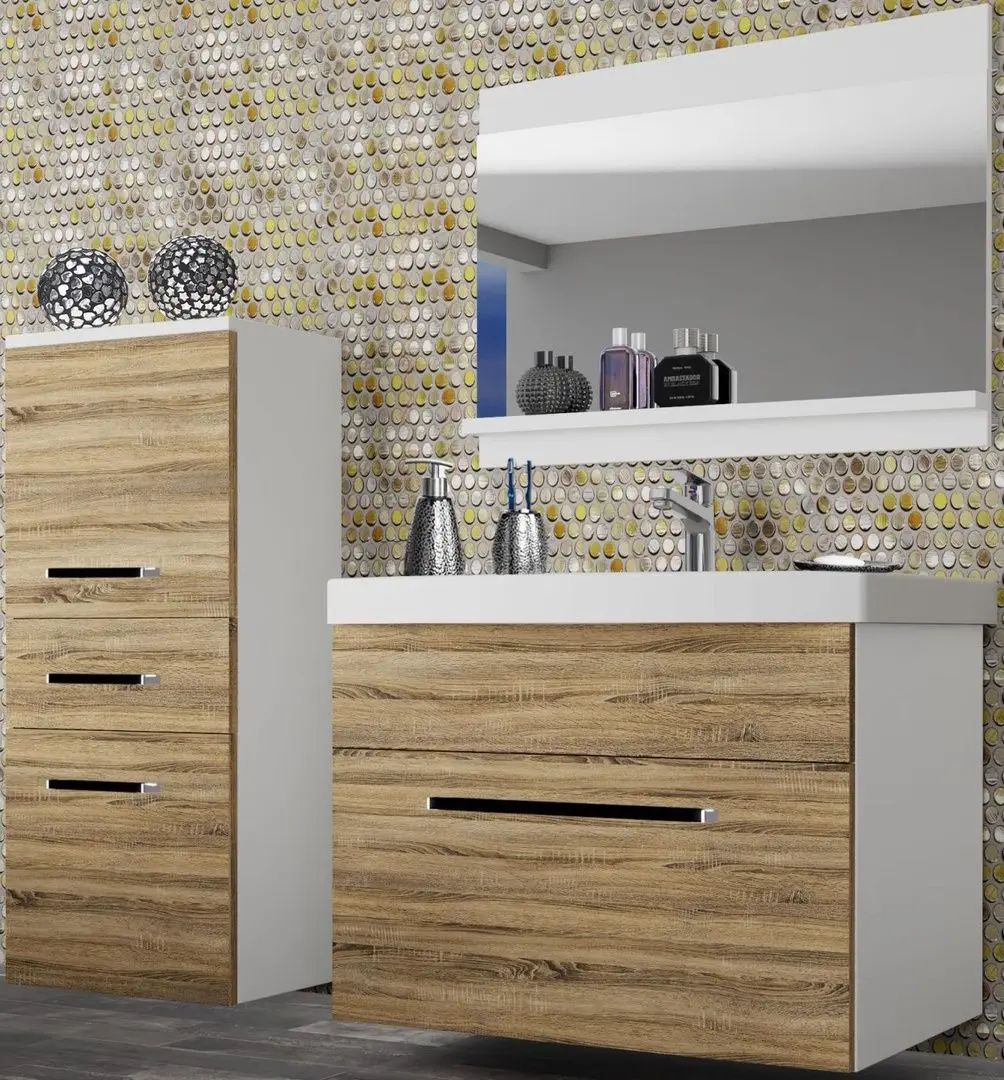 Set de mobila Belini Rodos 2 ROD M 2/0/W/DS/0/ZW (Sonoma Oak)