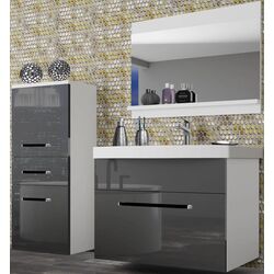 Set de mobila Belini Rodos 2 ROD P 2/0/W/S/0/ZW (Gray High Gloss)