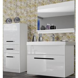 Set de mobila Belini Rodos 2 ROD P 2/0/W/W/0/ZW (White High Gloss)