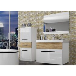 Комплект мебели Belini Rodos 2 ROD PM 2/0/W/WDS/0/ZW (White High Gloss/Sonoma Oak) Thumb