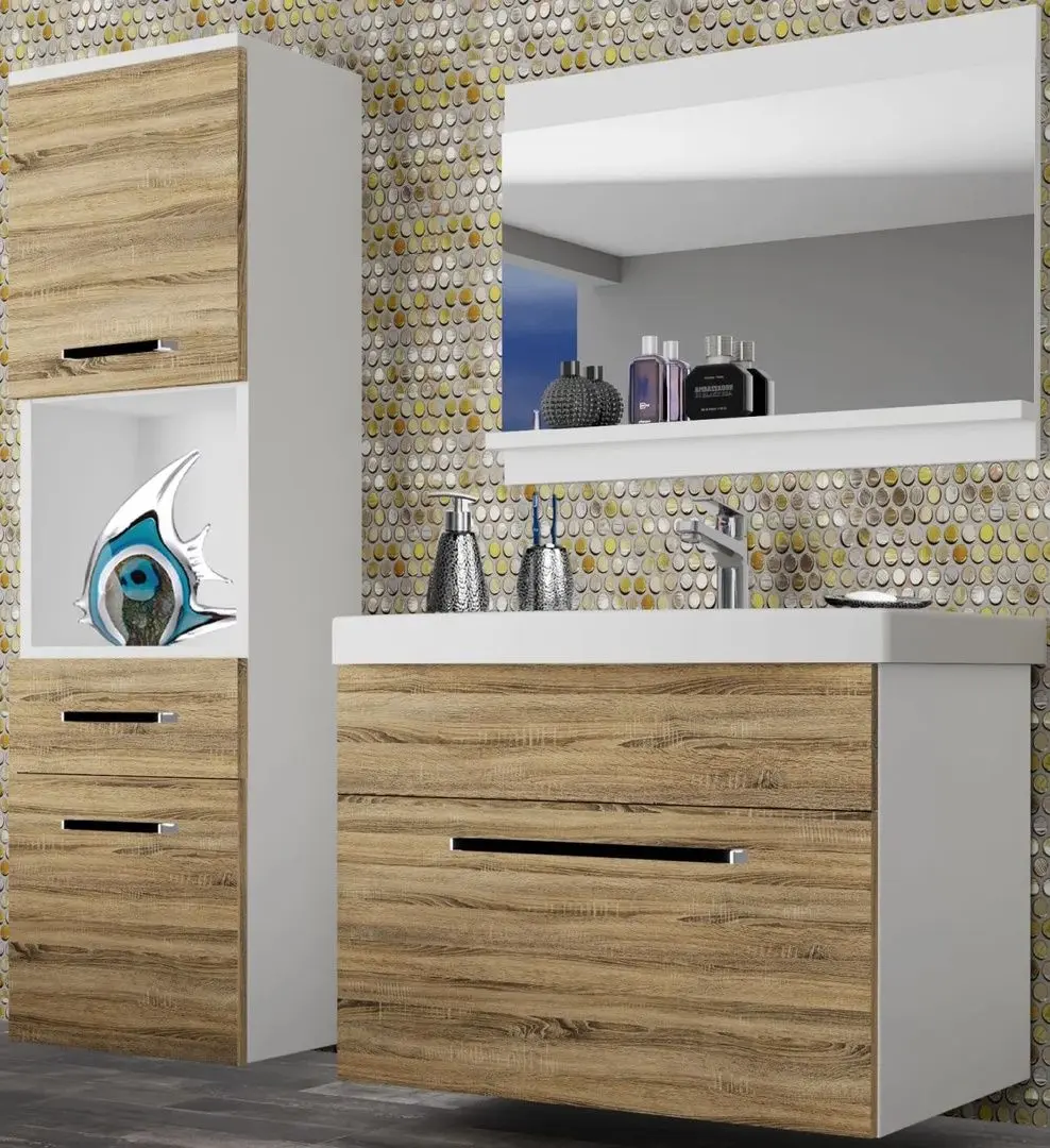 Комплект мебели Belini Rodos 3 ROD M 3/0/W/DS/0/ZW (Sonoma Oak)