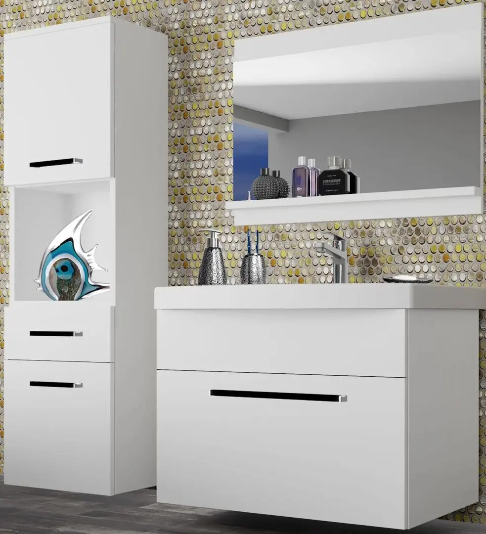 Комплект мебели Belini Rodos 3 ROD M 3/0/W/W/0/ZW (White Matt/White)